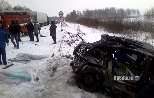 Страшная авария на объездной дороге Тюмень &#8212; Боровский