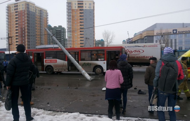ДТП с автобусом в Казани