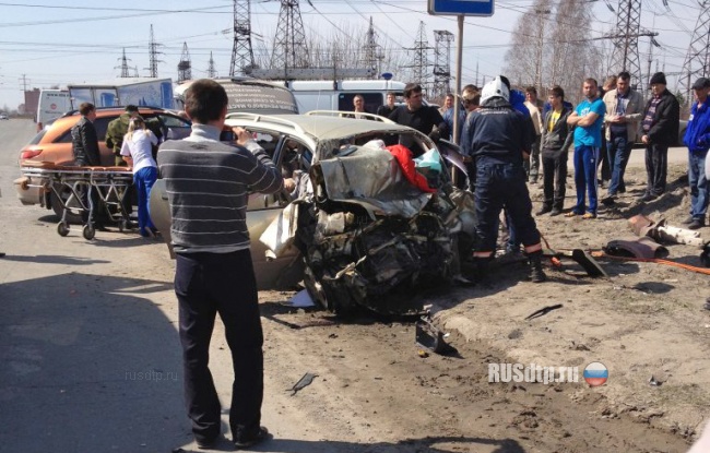 ДТП в Новосибирске на ул. Выборной