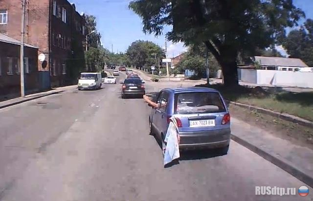 Видимо из бани едут