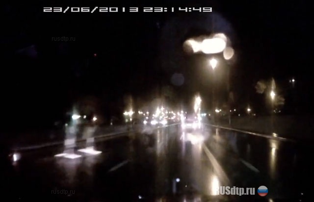 Ограждение на дороге