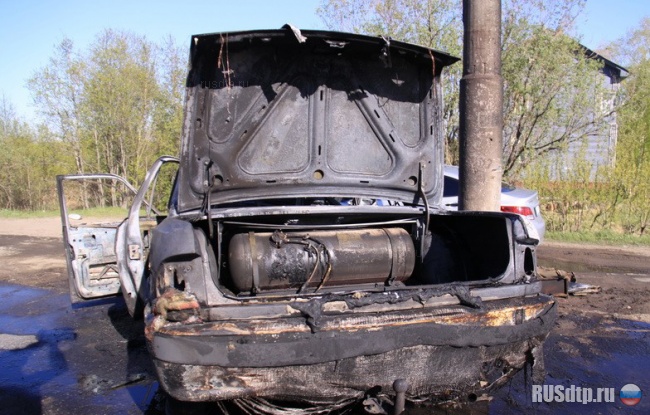 Автомобиль сгорел