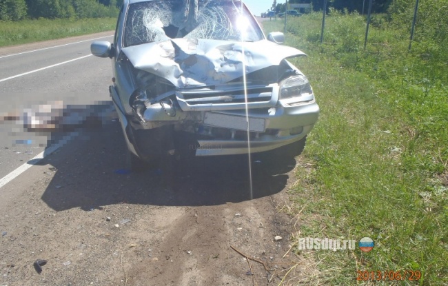 Мотоциклист погиб в лобовом столкновении с «Нивой»