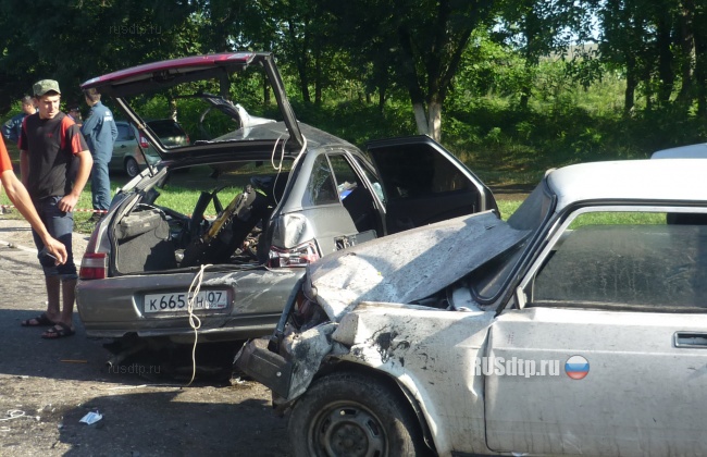 ДТП с четырьмя автомобилями