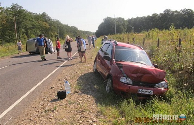 В  ДТП разбито 4 авто