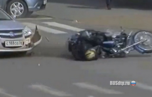 Сбил мотоциклиста