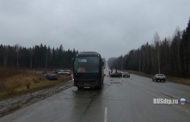 Массовая авария на трассе Ижевск- Воткинск