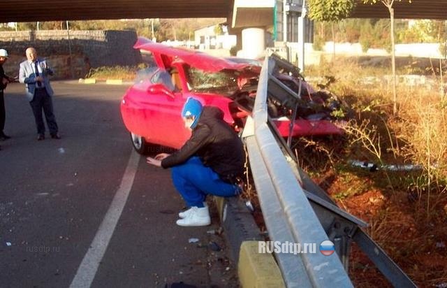 Пьяный футболист сборной Украины разбил свой спорткар (фото + видео)