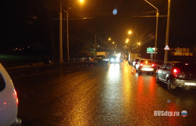 Первый гололед, мост, лихачество