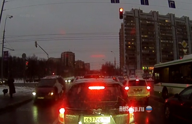 Авария с пешеходом в Москве