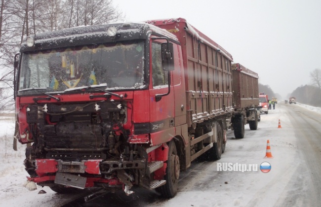 Занесло под длинномер