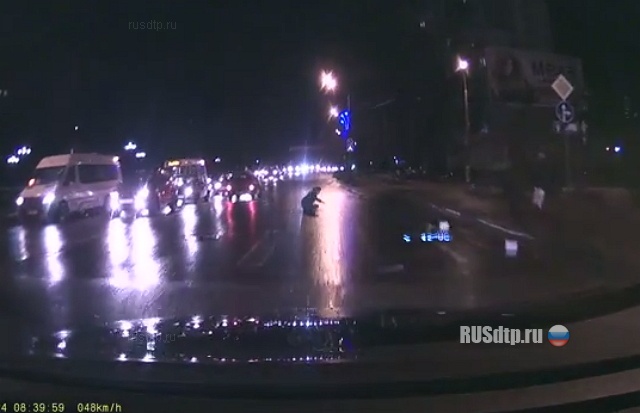 Ока сбивает пешехода в Пушкино