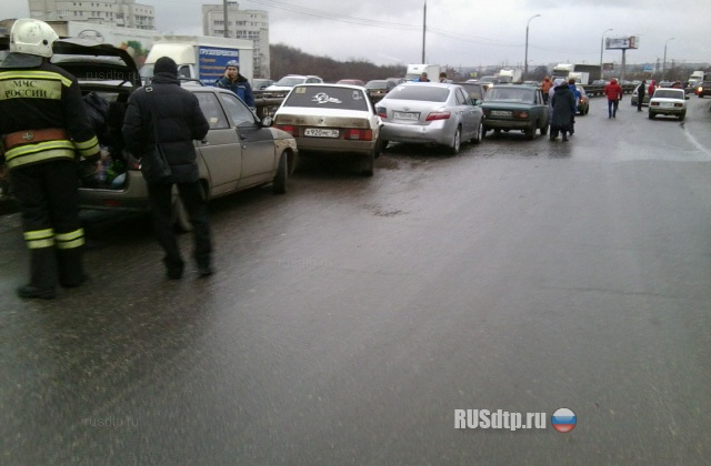 Массовая авария в Воронеже