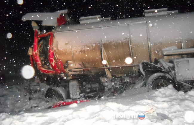Автобус и молоковоз лоб в лоб столкнулись на трассе М-7 «Волга»