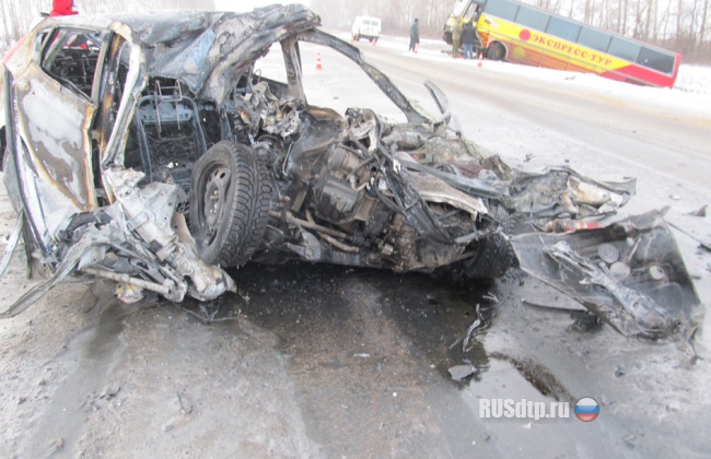 В Тамбовской области в ДТП с автобусом погиб один человек