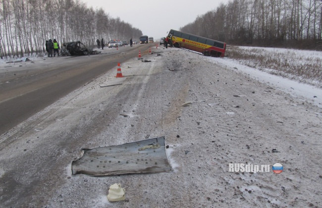 В Тамбовской области в ДТП с автобусом погиб один человек