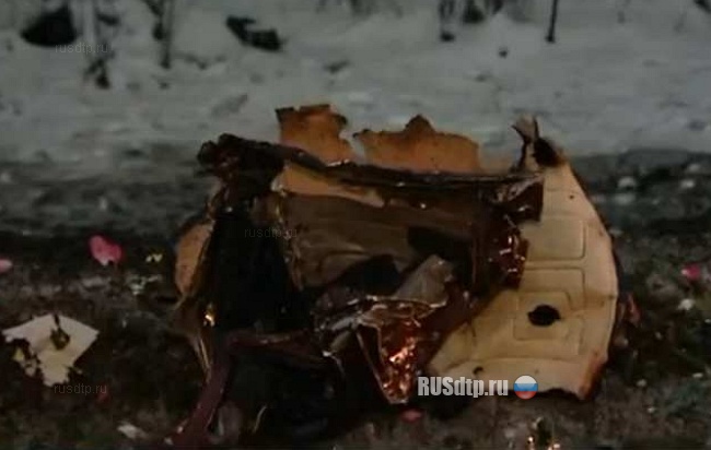 В Ленинградской области в аварии сгорели двое детей