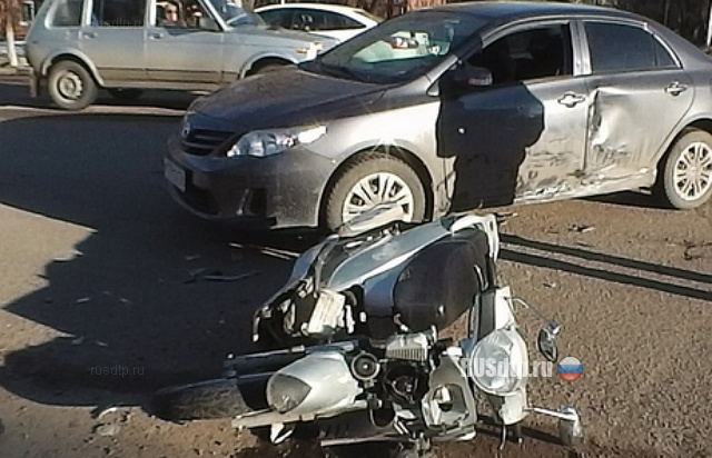Авария со скутером в Чистополе