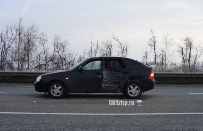 В Сызранском районе столкнулись три автомобиля