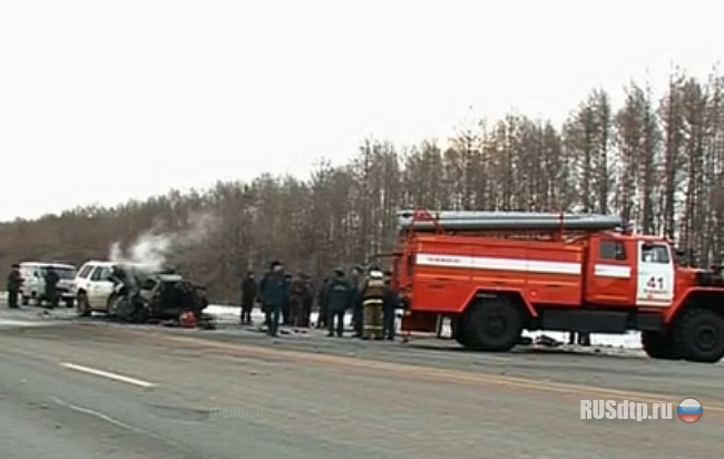 Лобовое столкновение на трассе Оренбург-Илек
