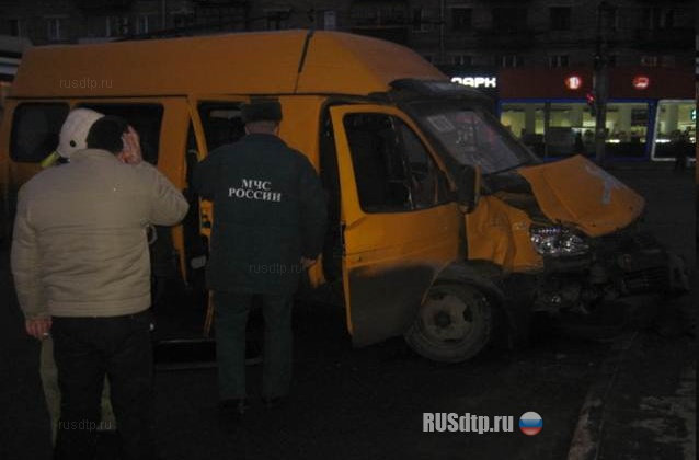 В Туле столкнулись  две маршрутки