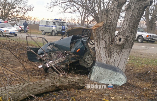 В Кабардино-Балкарии «Жигули» врезались в дерево. Погибли 4 человека