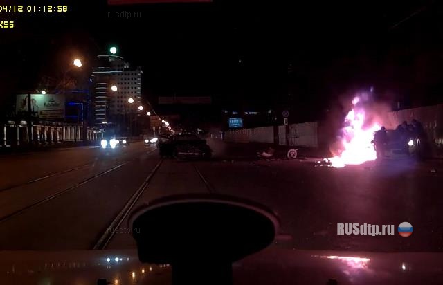 Видео аварии на улице Куйбышева