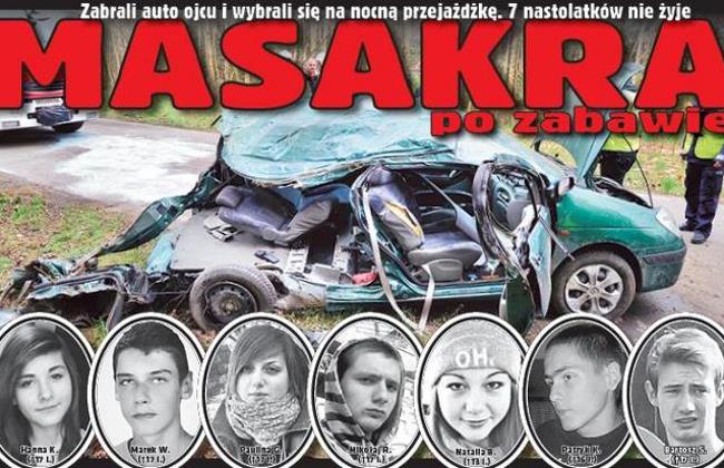 7 подростков погибли в ДТП в Польше