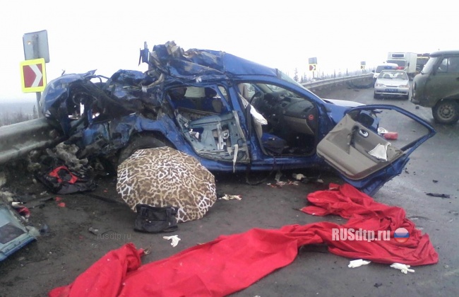 Отец и дочь погибли на трассе «Кола» в Мурманской области