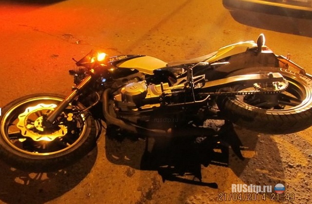 В Чебоксарах разбился мотоциклист