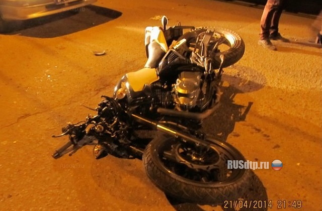 В Чебоксарах разбился мотоциклист