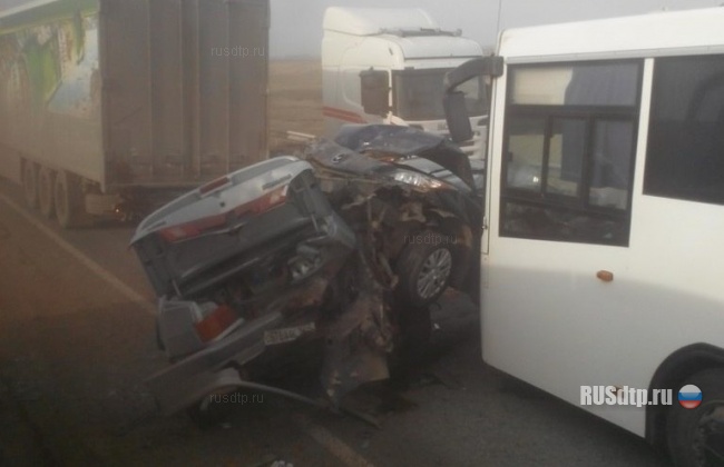 Массовая авария на трассе Уфа- Оренбург