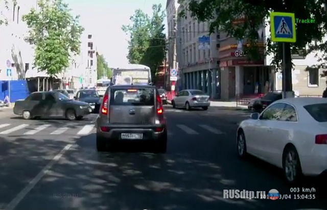 В Нижнем Новгороде столкнулись три автомобиля