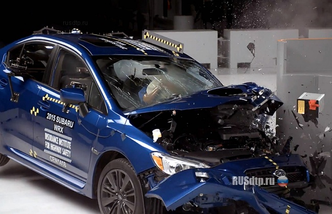 Первый краш-тест нового Subaru WRX