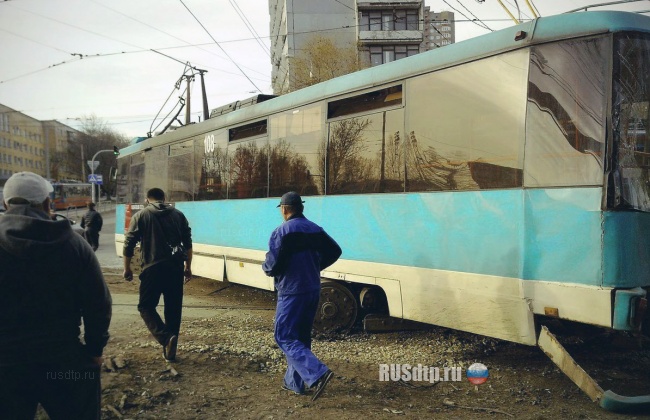 В Перми столкнулись два трамвая (фото)