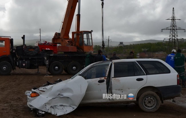 В Краснокаменске опрокинулся пассажирский автобус