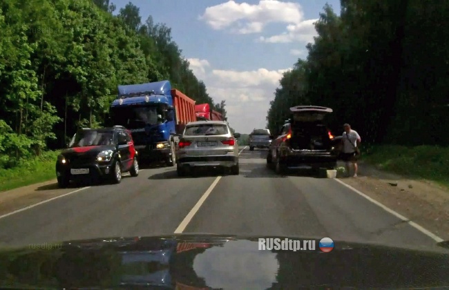 На Московском большом кольце столкнулись 8 машин