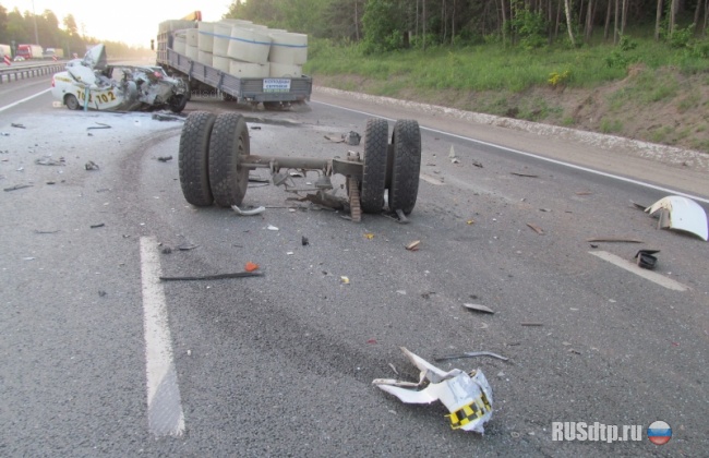 В Самарской области погиб пассажир такси