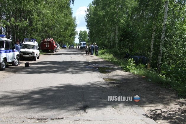 В Марий Эл водитель сбил пешеходов и сам погиб в ДТП