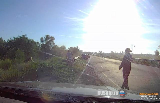 Гибель беженцев из Луганска попала в объектив видеорегистратора