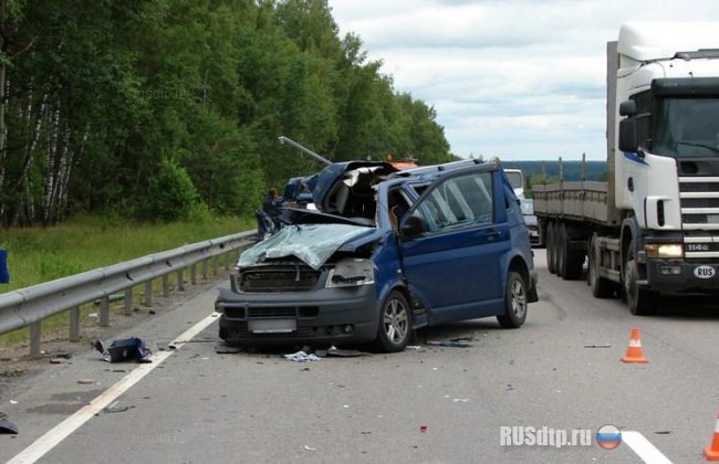 Двое погибших на трассе М3 в Калужской области