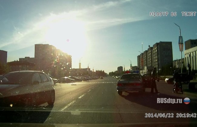 Попался скутерист