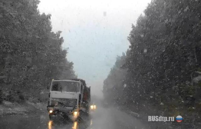Снегопад в Челябинске