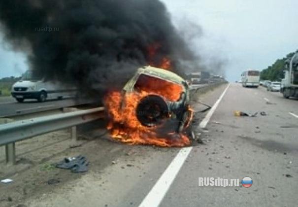 Два Mitsubishi столкнулись на трассе М4 «Дон» &#8212; погиб человек