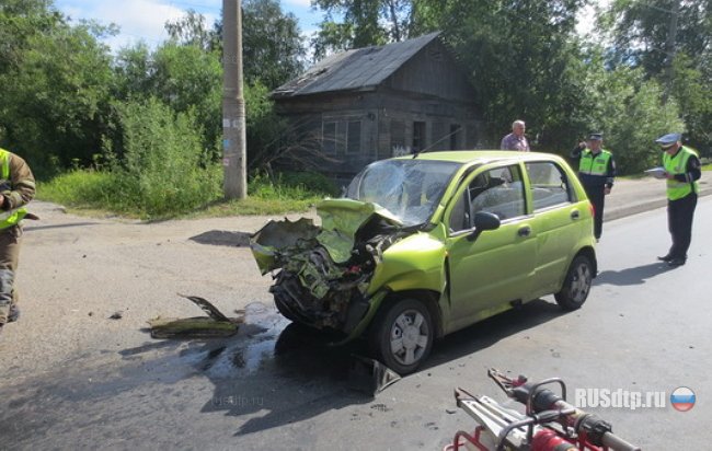 В Архангельске столкнулись три автомобиля