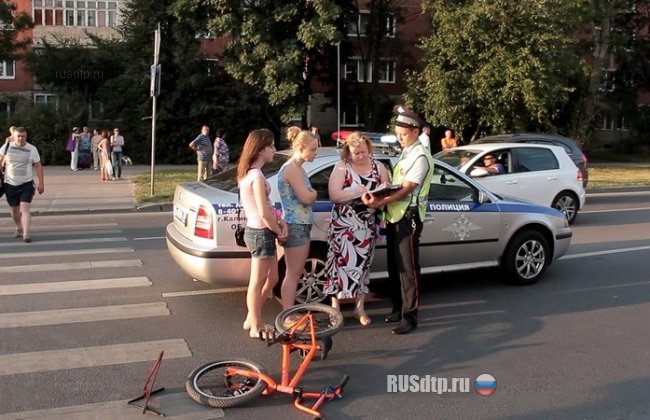В Калининграде водитель БМВ сбил ребенка