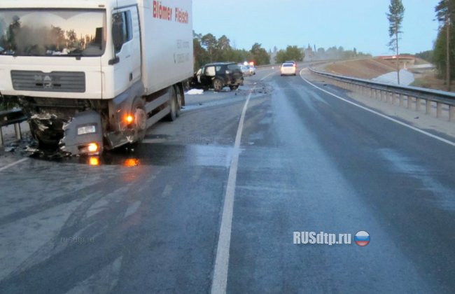 В Тюменской области в ДТП погибли три человека