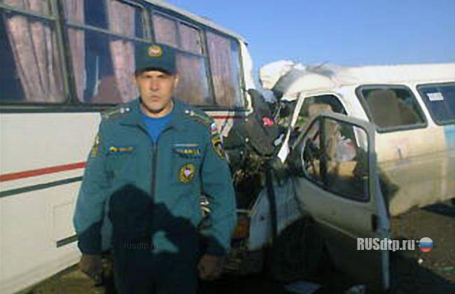 Под Воронежем при столкновении трех автобусов погибли 2 человека