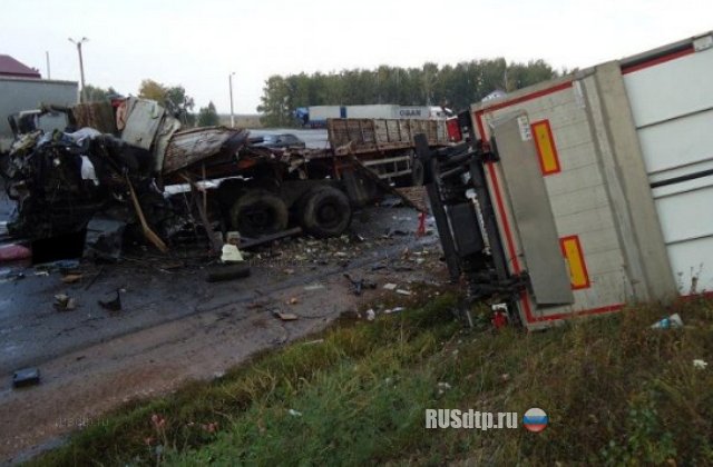 В столкновении МАЗа и МАНа погиб водитель