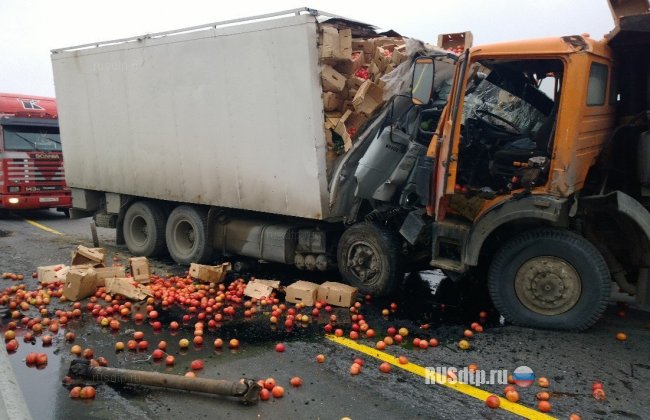 Под Сургутом в  лобовом столкновении грузовиков погиб человек